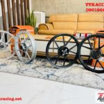 Cặp mâm Daytona có 2 màu đen và bạc