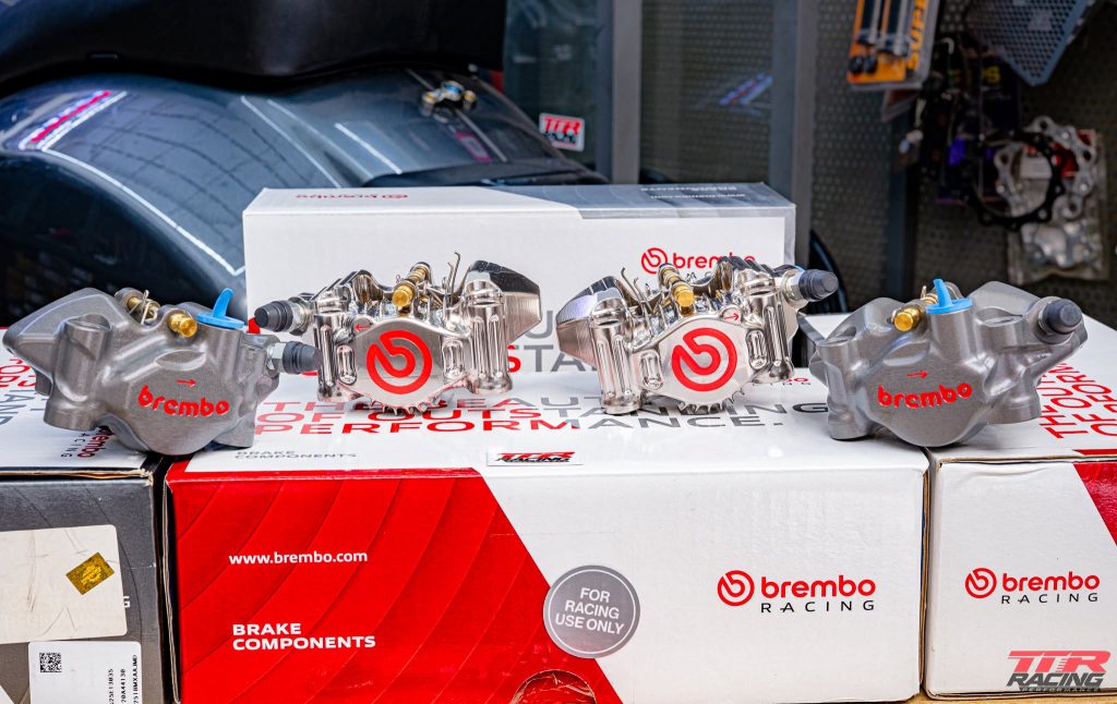 Brembo Niken Moto3 và Brembo Moto3 monoblock xám xi măng