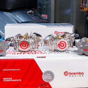 Brembo Niken Moto3 và Brembo Moto3 monoblock xám xi măng