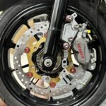 Độ heo dầu 4 pis Accossato cho Honda SH 350i