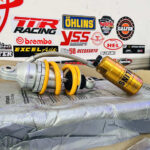 Phuộc Ohlins sau giúp cho hiệu suất nhún của xe tăng đáng kể