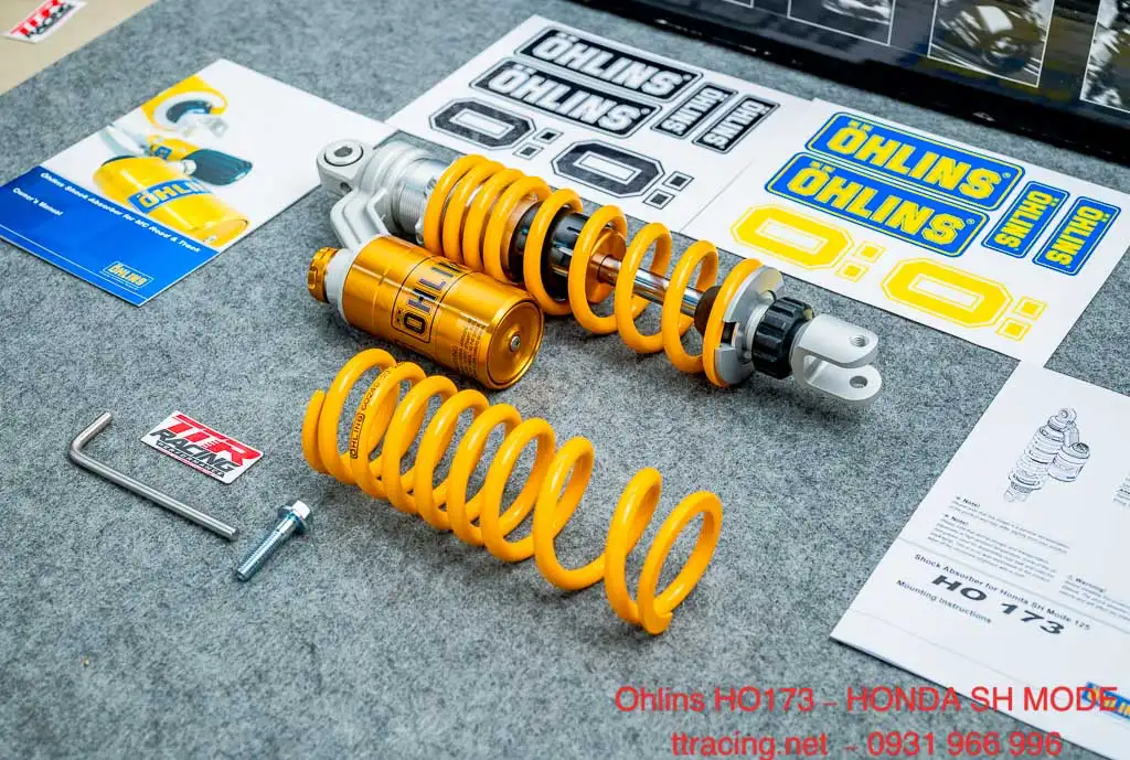Phuộc sau Ohlins chính hãng - lắp ráp căn chỉnh tại TTRacing Việt Nam