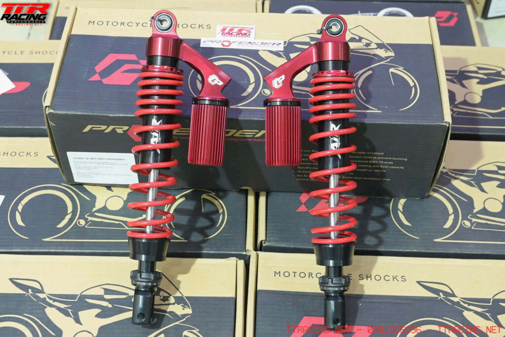 Phuộc sau Profender Honda SH150 SH160i X-Series - màu Đỏ