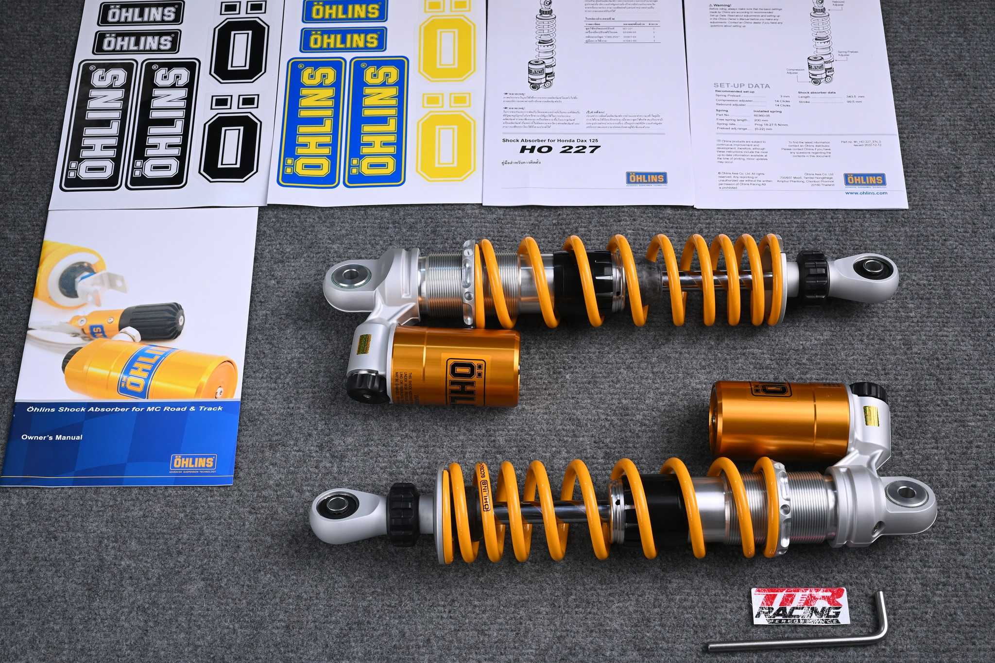 Phuộc sau Honda DAX125 HO227 - TTRACING MOTORS