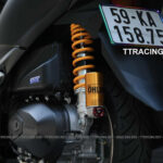 Phuộc sau Ohlins gắn Honda Lead