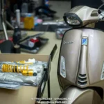 Phuộc Ohlins gắn lên các dòng xe Vespa tại Việt Nam