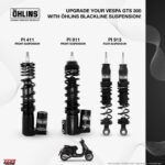 Phuộc Ohlins Giảm xóc sau Vespa GTS 150, 300cc