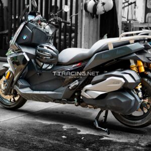 Xe tay ga BMW C400 độ phuộc sau Ohins tại Ohlins TTRacing Việt Nam