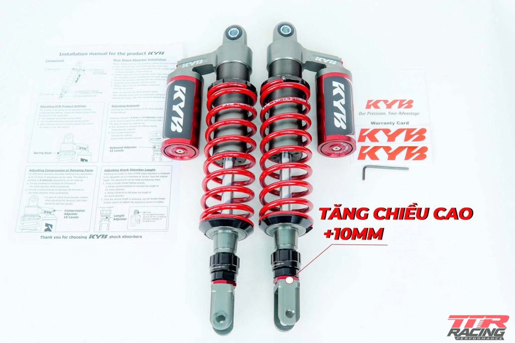 Giảm xóc sau KYB dòng K-Elite dành cho Honda SH300, Sh350i