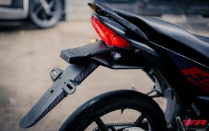Dè Satria Raider chống gãy Carbon có led