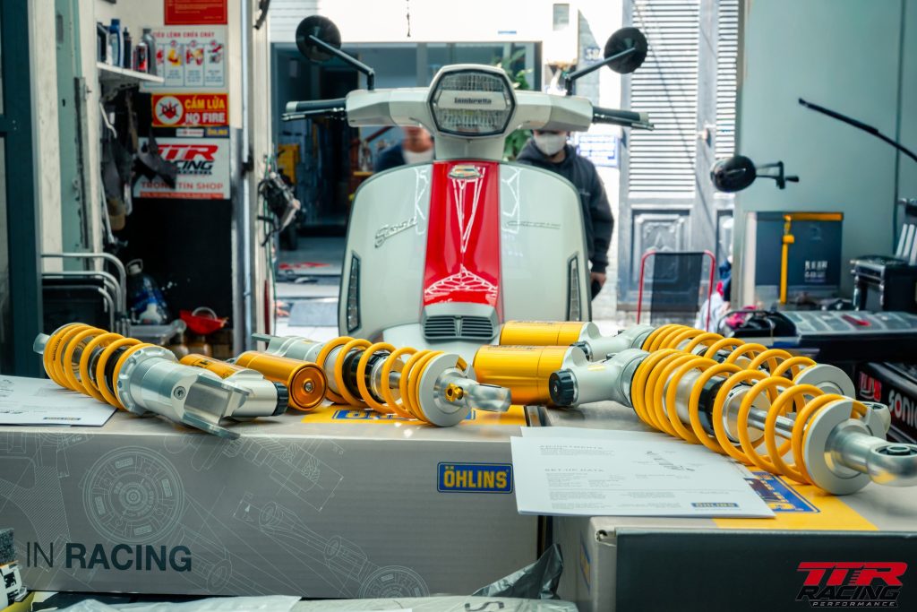 Độ phuộc Ohlins La342 -La343 Lambretta 350 - Lambretta X300