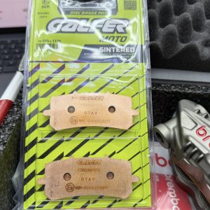 Bố thắng heo dầu 4 Pis Brembo GP4 Mini - Galfer G1370 Road Street