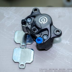 Brembo 2 pis đối xứng piston đặc PKL - logo xám