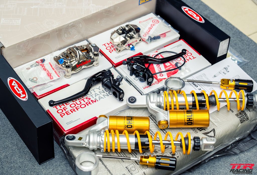 Combo heo dầu GP4RX và heo dầu Brembo Billet cực chất