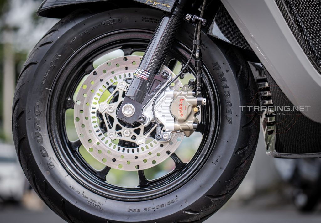 Heo dầu - thắng dĩa honda Giorno upto Brembo