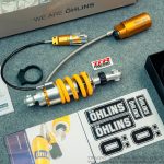 Phuộc Ohlins Thuỵ Điển chính hãng làm sẵn chân cho Suzuki Xipo, kết hợp với HPA TBT