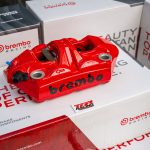 Brembo 4 Piston - Red - Left