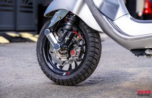 Hoàn thiện heo dầu - phuộc lên xe Vespa